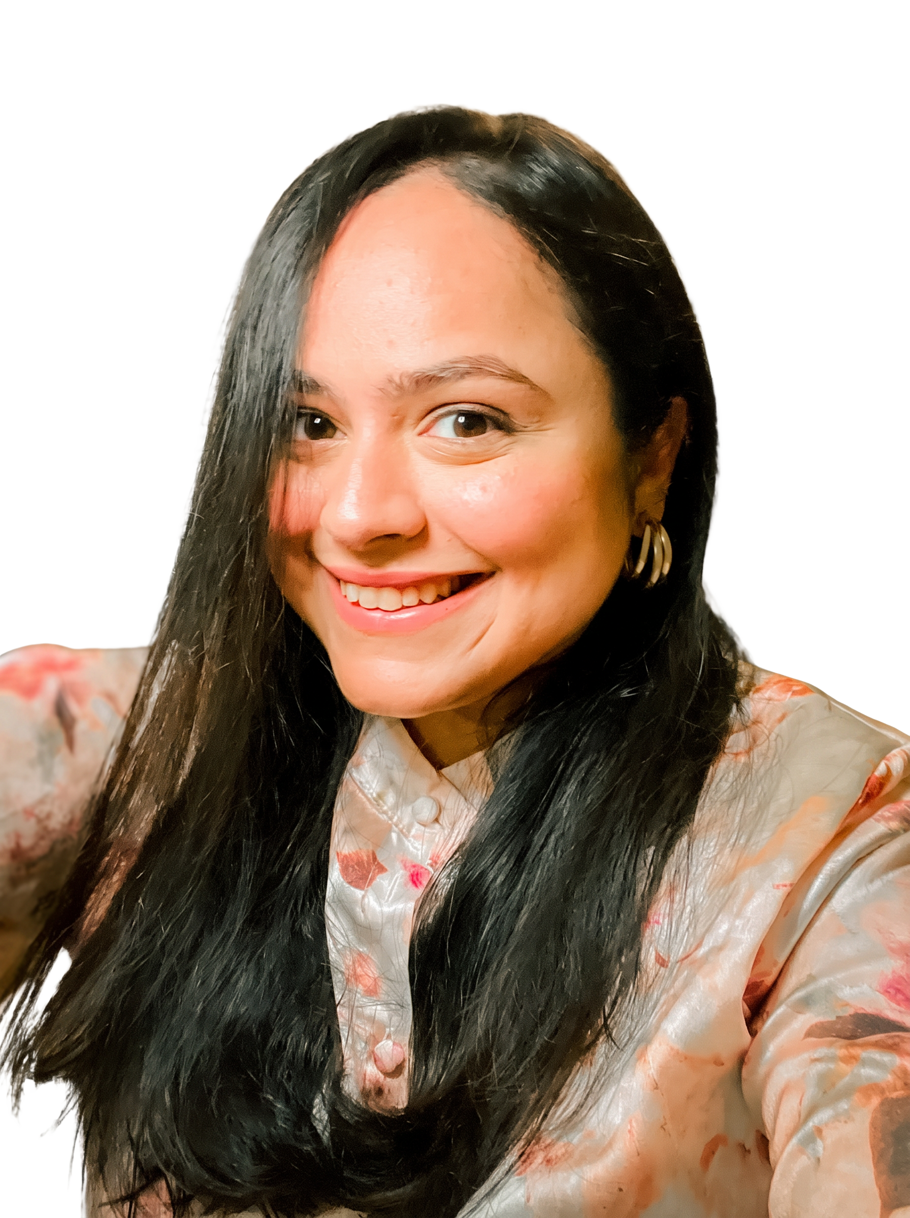 Gul-e Rana smiling